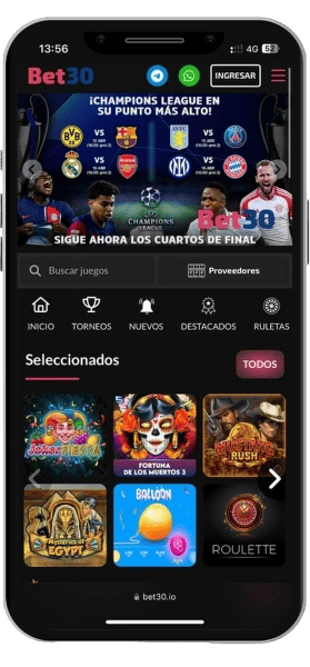Bet30 Click Casino Download Mobiele App
